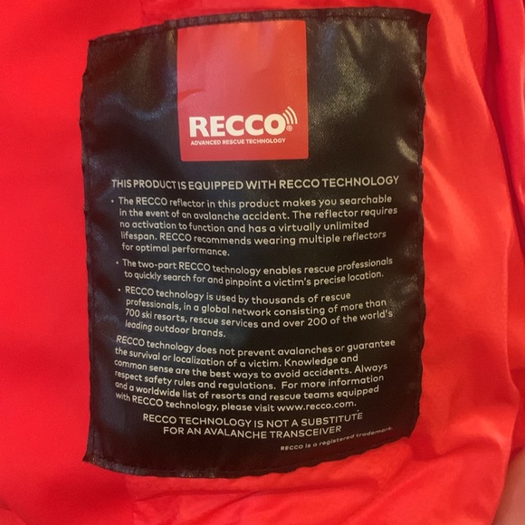 Women’s Athleta RECCO Rescue Technology Down Ski Jacket. Size XL - Picture 3 of 7